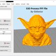 @ simplify3D (Licensed 1 File Edit View Mesh Models (double-click to edt) Repair Tools Add-ins Account Help yoda FB moore Sim 4Se center and Arrange Processes (double-click to edit) Name Process1 Type FFF Hp add Delete 2 dit Process Settings I rcrae terme S3D Process FFF File by Galaxius a he + 208+ Sar @@0G@ OR- My S3D Process FFF File