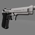 1.jpg Beretta M9 + M9A1 custom kit with a suppressor (Prop gun)