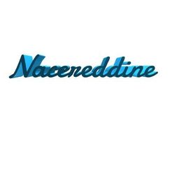 Nacereddine.jpg Файл STL Nacereddine・Шаблон для загрузки и 3D-печати