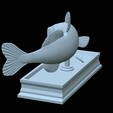 zander-statue-4-mouth-open-38.png fish zander / pikeperch / Sander lucioperca open mouth statue detailed texture for 3d printing