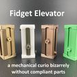 FW-ELV-Fidget-Elevator-01-Product-Display-4-elevators-Bronze-PVB-Copper-Brown-Metallic-Grass-Green-I.jpg Fidget Elevator: a mechanical curio bizarrely without compliant parts
