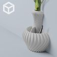 Office-Vase-Half-01.jpg Twisted Office Vase - Half Cut
