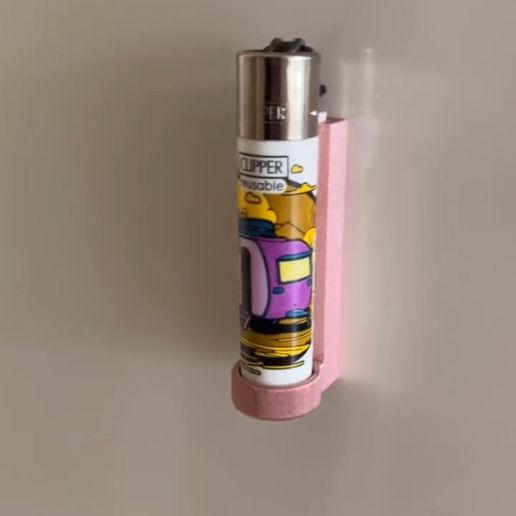 🧲 Magnetic Clipper Lighter Holder・ 3MF File for 3D printing・Cults