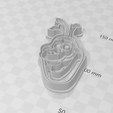 Olaf de frente.png Olaf from Frozen head on- Cookie Cutter