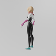 Gwen-0013.png Spider Gwen Stacy Spiderverse Spiderverse Lowpoly Rigged