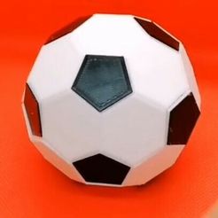 Screenshot 2021-01-31 192758.jpg Бесплатный STL файл Football - Soccer ball - Truncated icosahedron・Шаблон для 3D-печати для загрузки