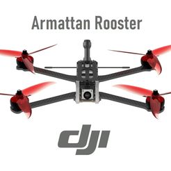 rooster render front pers.JPG DJI FPV - Armattan Rooster Ultimate Conversion Kit