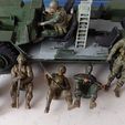 IMG_20220614_140548.jpg PACK OF 5 MODERN RUSSIAN SOLDIERS SITTING ON GAZ TIGR