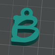 B.png Porte-clés alphabet B