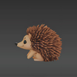 4.png Charming Hedgehog 3D Model for Printing