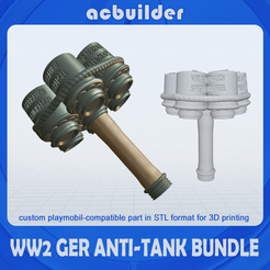 14214-title.png WW2 German M24 Anti-Tank Grenade Bundle Playmobil Compatible