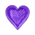 Fantasy Heart.obj Fantasy Heart Relief STL file for 3d printing or CNC Free 3D print model