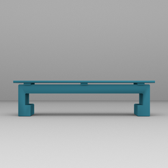 bancB1.png STL file Simple Bench for AP・Template to download and 3D print