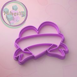 untitled.jpg STL file heart cookie cutter・3D printing model to download, Things3D