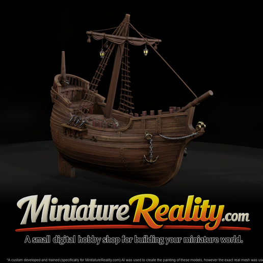 Medieval Sailing Ship