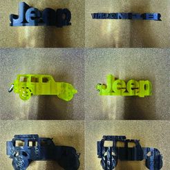 4-Door-Pack.jpg Archivo STL Pack Jeep 4 Puertas Uso Comercial・Objeto para impresora 3D para descargar
