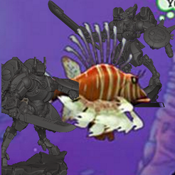 The-lionfish-2.png Datei 3D Fressrausch Löwenfisch・Design für 3D-Drucker zum herunterladen