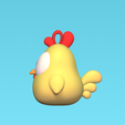 Cod385-Funny-Chicken-Keychain-3.png Funny  Chicken Keychain