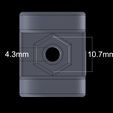 0.7mm Prusa-i3 3DP-11 X-Axis Belt Tensioner