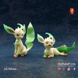 ety er ie July Release =a a Leafeon 2 poses - preapoyado