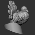 2.png Dove,PIGEON 3D model STL file
