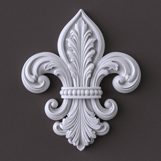 Fleur de Lis Architectural Ornament 15
