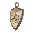 cross-03 v12-06.png neck pendant Catholic protective cross on the shield v03 3d-print and cnc