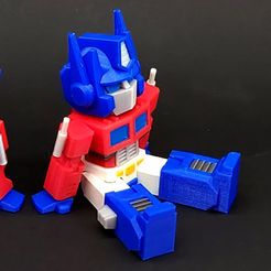 OP-A.jpg STL file TRANSFORMERS OPTIMUS PRIME mobile stand・3D printable model to download