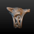 wolf-06.png STL file Wolf Ring・3D print model to download