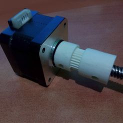 1.jpg STL file 21 teeth pulley with nema 17 coupler・3D printer model to download
