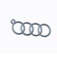 Audi-keychain3D.jpg Marka logoları anahtarlık, Apple, Audi, Gucci