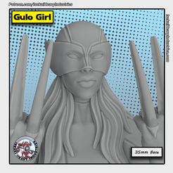 Wolverine2_Portrait.png 3D file Gulo Girl・3D printer design to download