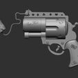 gun_lateral_2.jpg Archivo OBJ Gun Harley Quinn・Diseño para descargar y imprimir en 3D