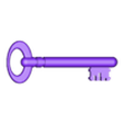 Keyprivesok.stl Old Key Keychain