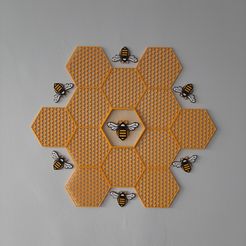 20221006_160422.jpg Archivo STL ARTE DE PARED DE LA ABEJA・Diseño para descargar y imprimir en 3D
