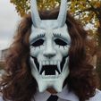 Neon_White_Mask_thefoolishcosplayer.jpg Neon White Game Mask 3D print model - cosplay halloween
