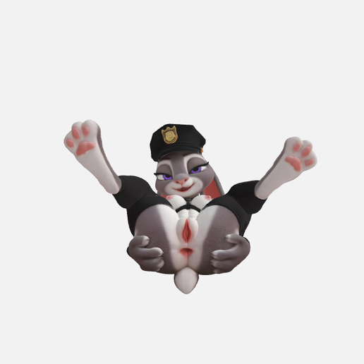 Judy Hopps Inspired Fantasy Bunny Officer Collector Figure