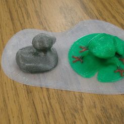 DSC02045_display_large.jpg Free 3D file Pond for Ducky Swimming or Treefrog・3D printing design to download, BeeKeeper