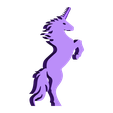 unicorn.stl Unicorn - Stands Up (Balanced by Tail)