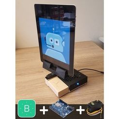 5ecf43667ce5174f9341a2e6ba9fa126_preview_featured.jpg Free STL file Cheap WiFi telepresence device for Ipad・3D print model to download