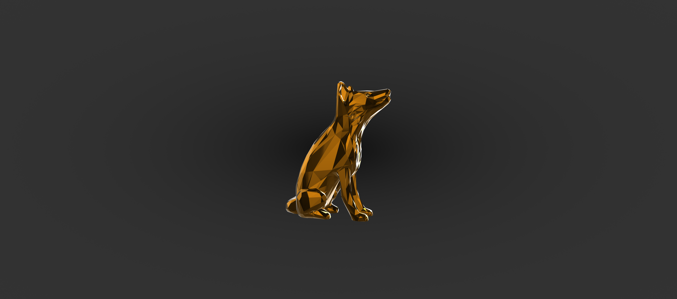 STL file Fox figurine low poly・3D printing template to download・Cults