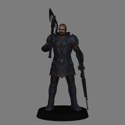 STL file Thor God of War Ragnarok 3D print model 🌩️・3D print