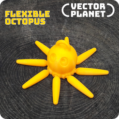 Make_03.png Free STL file Flexible Octopus・Object to download and to 3D print, vectorplanet