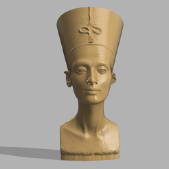 Queen-Nefertiti-Planter-1.png STL-Datei Königin Nofretete Pflanzgefäß - Bonbonschale・3D-druckbare Vorlage zum herunterladen