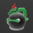 ALEXA_ECHO_DOT_5_DRAGON_BALL.jpg Suporte Alexa Echo Dot 4a e 5a Geração Esfera do Dragão Dragão Ball Versão 2