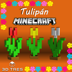 tulipan-minecraft-PNG.png Tulip Flower Minecraft