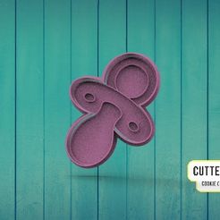 Chupete.jpg Pacifier Baby's Pacifier Cookie cutter