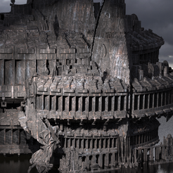 untitled.1610.png Fichier OBJ Temple aztèque bateau 3・Design imprimable en 3D à télécharger, aramar