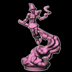 SteamWitch2.png Free STL file Steam Witch (18mm scale)・3D printer design to download