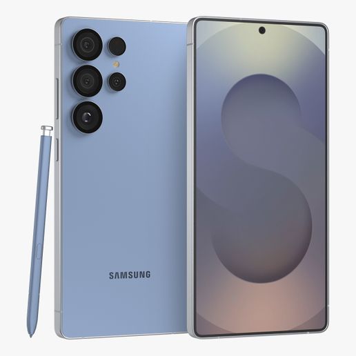 📱 Samsung Galaxy S25 Ultra Titanium Silver Blue・Arquivo STL para